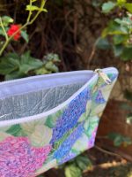 Canvas Cosmetic bag with cooler lining inside - Image 3