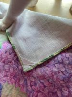 100 % Cotton Slub Hydrangeas and Butterflies Tea Towel - Image 3