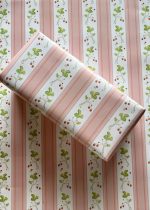 Strawberries and Stripes Wrapping Paper