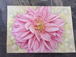 Pink Dahlia Unframed Original